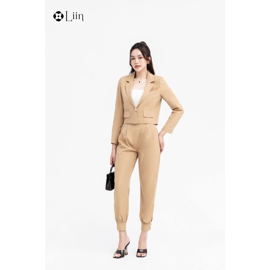 Set kaki vest áo kèm quần sang chảnh lịch sự Liin Clothing SC0469