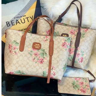 Sét đôi túi sách công sở kèm ví size to kích thước 35cm da PU cao cấp