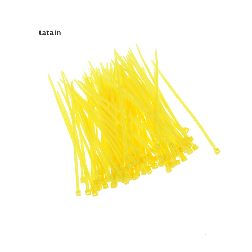 Bộ 100 Dây Rút Nhựa Nylon 3x100mm Nhiều Màu Sắc