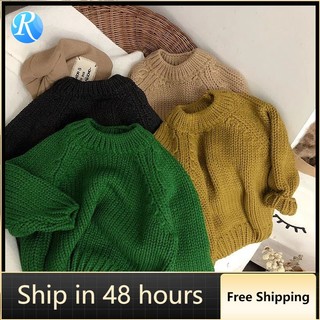 Áo Cardigan Dệt Kim Cổ Tròn Dáng Rộng Màu Sắc Đơn Giản Thời Trang Thu Đông Cho Nam Và Nữ