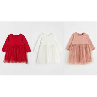 Váy xoè tutu đỏ váy trắng váy hồng xòe tutu HM H&M_hàng chính hãng Anh