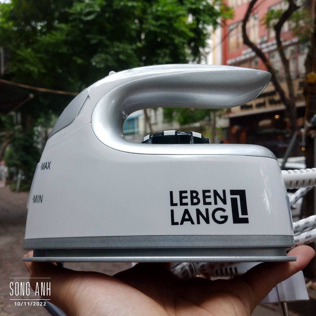 Lebenlang bàn là hơi nước du lịch/ mini LBL66673 kèm túi đựng, bảo hành chính hãng 2 năm sản xuất tại Trung Quốc