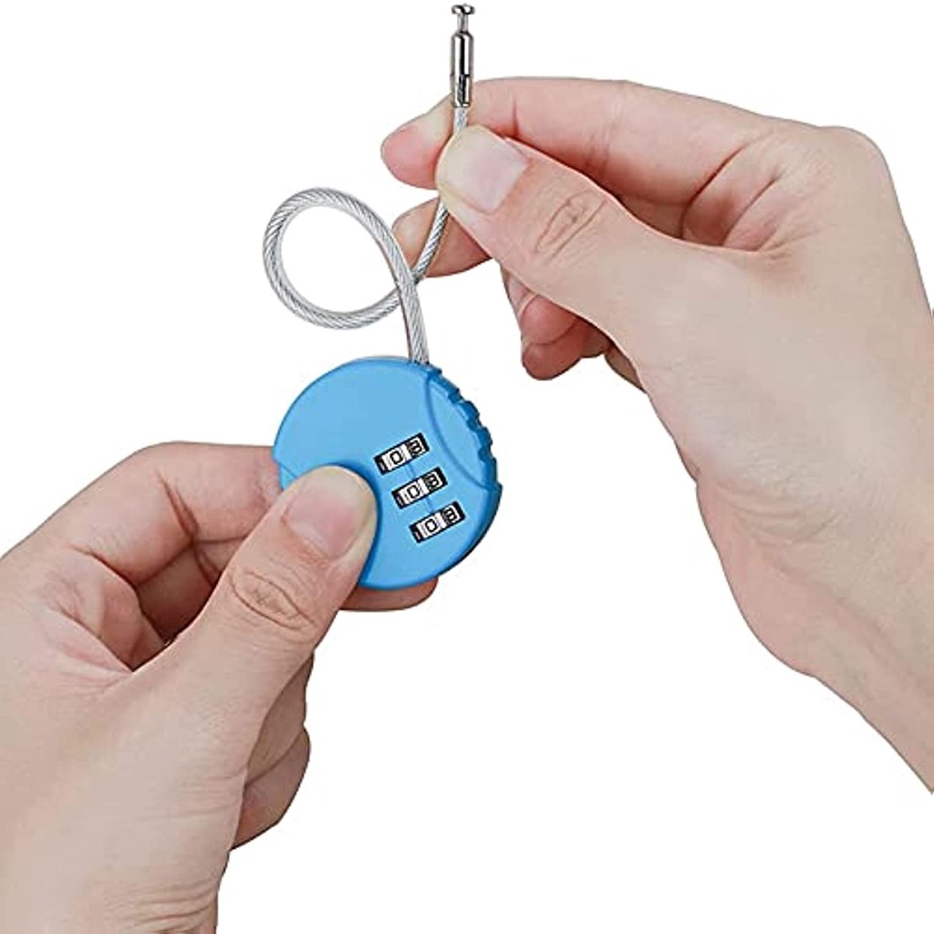 Ổ Khóa Hành Lý Kết Hợp 3 Số TSA Tiện Dụng