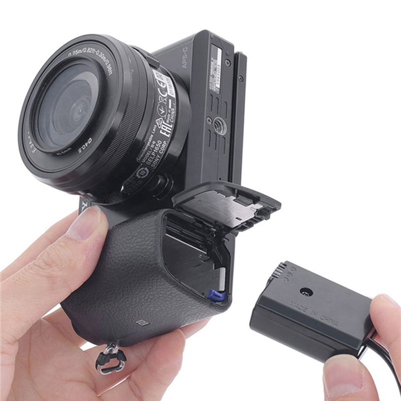 NP-FW50 Dummy Battery DC Power AC Adapter AC-PW20 for Alpha A6400 ILCE-6400 5000 3000 Camera