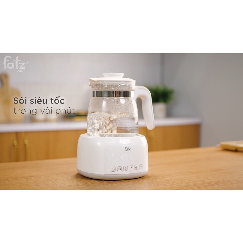 MÁY ĐUN NƯỚC VÀ HÂM NƯỚC PHA SỮA ĐIỆN TỬ QUICK 12 FATZBABY FATZ - FB3503BH