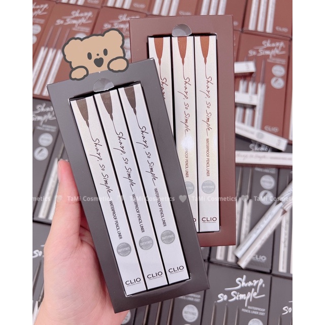 Chì Kẻ Mắt Chống Nước Clio Sharp So Simple Waterproof Pencil Liner