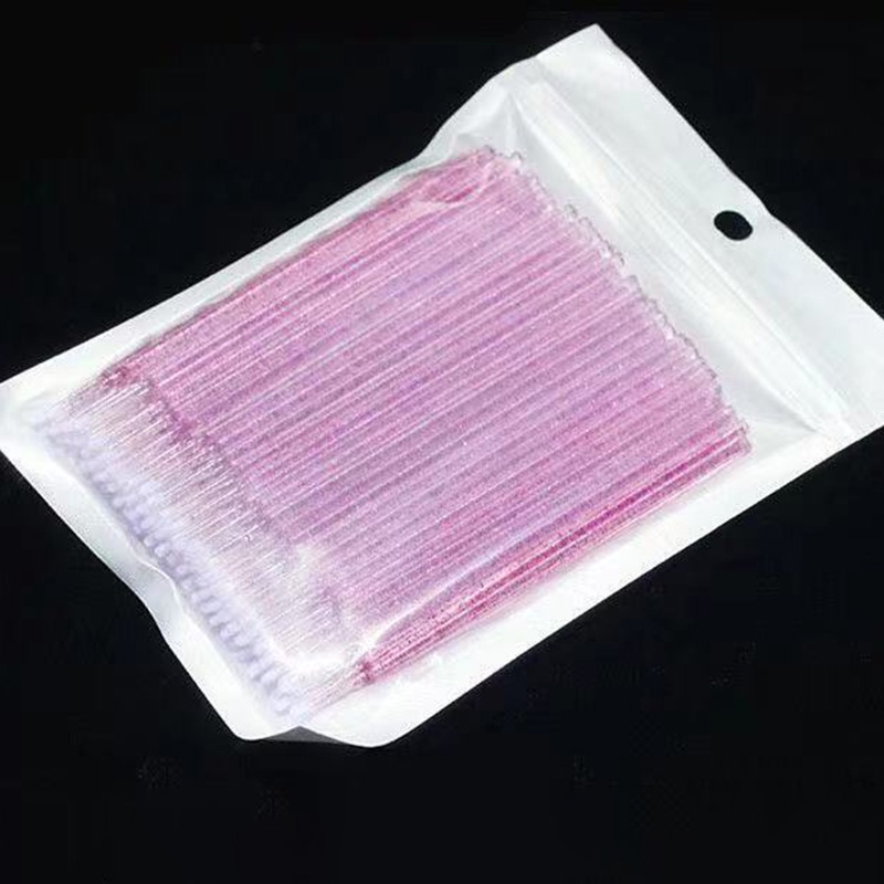 Bộ 100 Tăm Bông Cotton Nhỏ Dùng Một Lần Dùng Để Nối Mi / Trang Điểm Mắt JP5