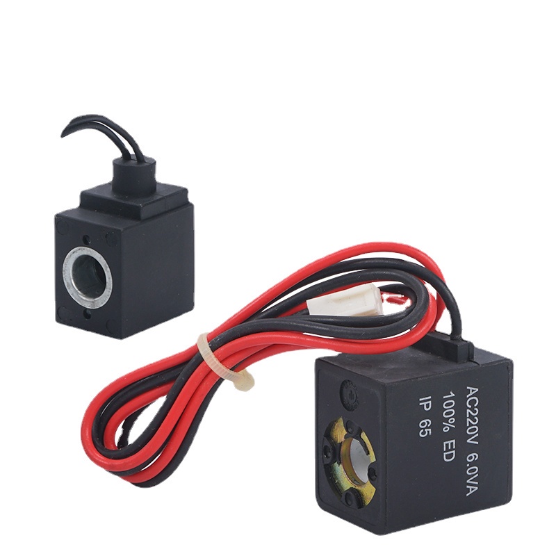 Cuộn Van Điện Từ AC220V DC12V DC24V AC24V AC110V 4V210 / 220 / 230-08 / 06