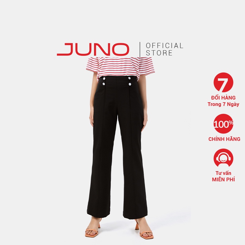 Quần Dài JUNO Ống Loe Nhẹ Lưng Liền JNQDA019