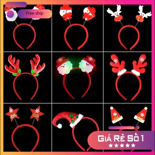 Băng đô cài tóc noel cho bé gái đủ kiểu