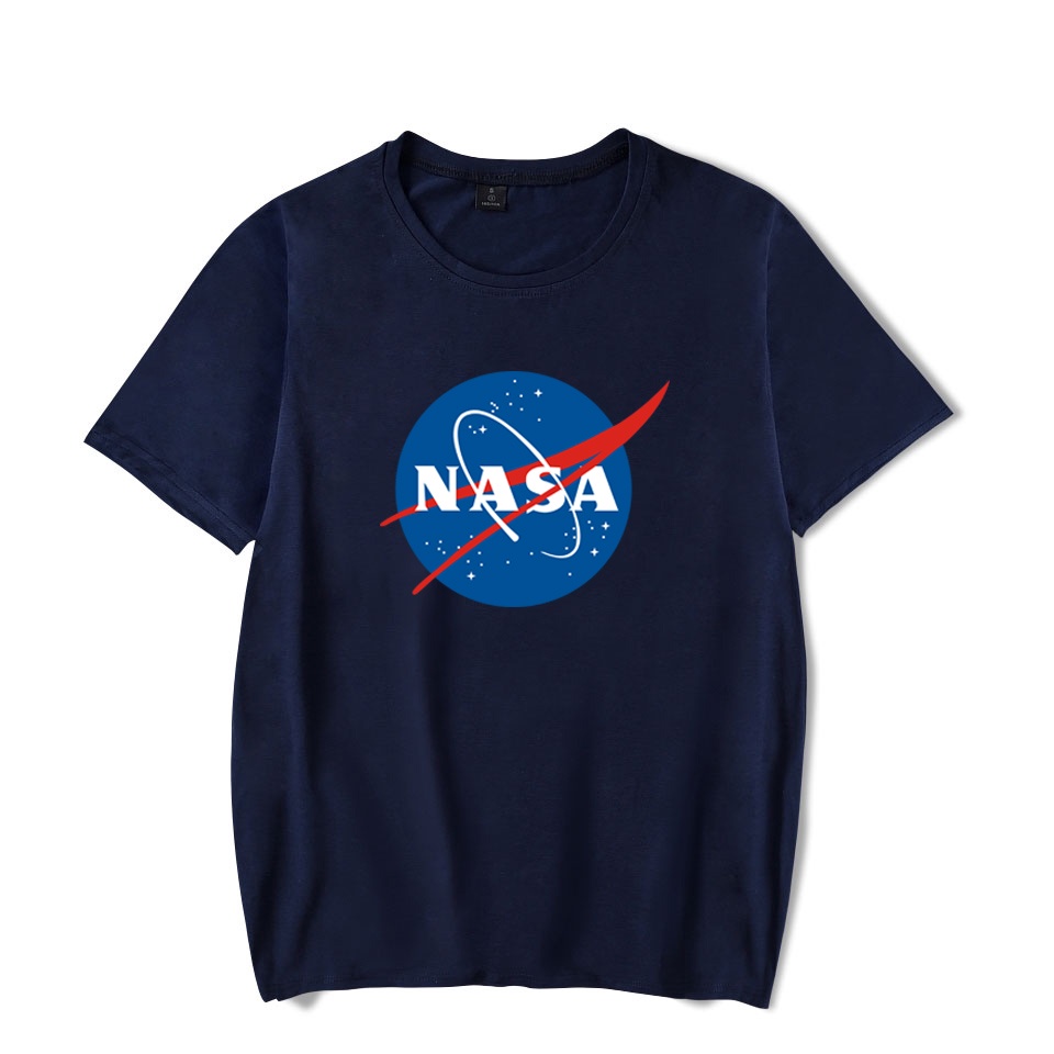 Áo Thun Tay Ngắn Chất Liệu Cotton In Logo NASA Phong Cách Hip Hop Thời Trang Mùa Hè Cho Nam Và Nữ # 1389