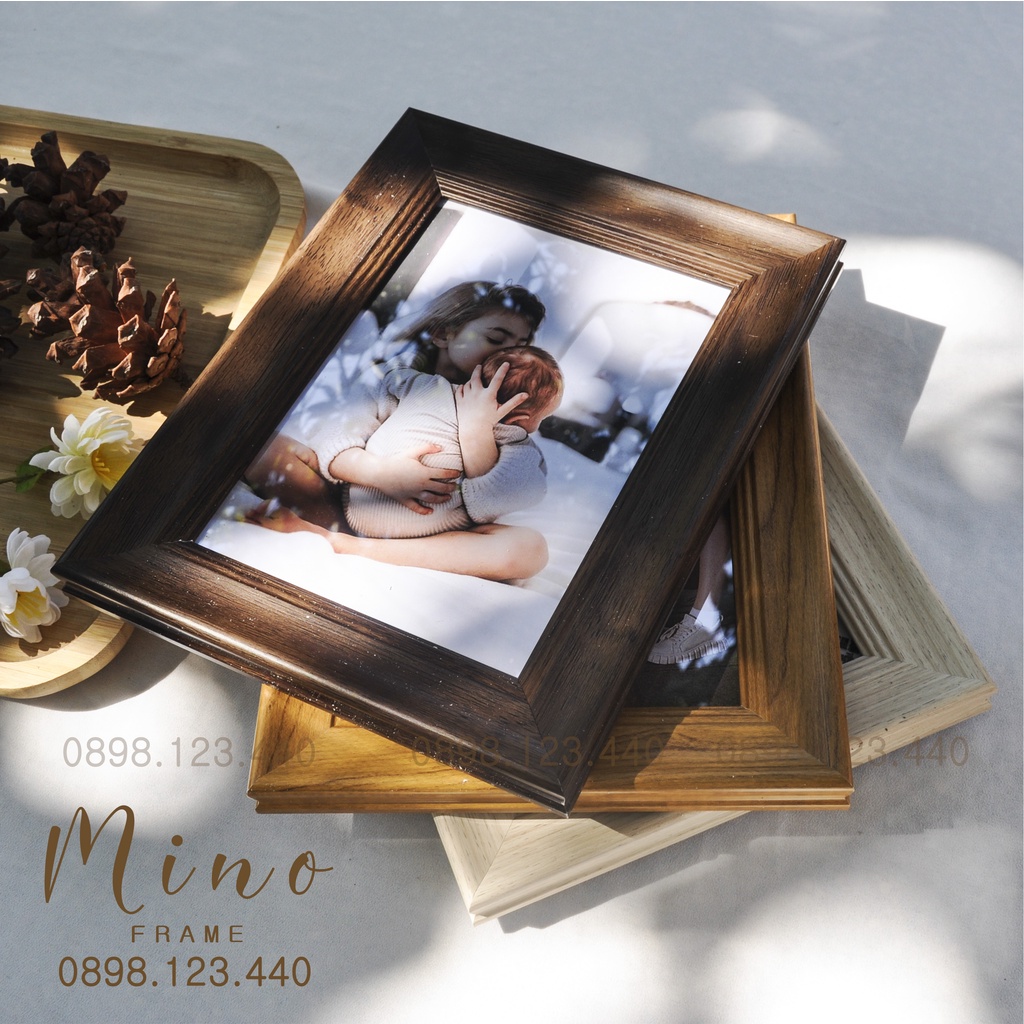 Khung Ảnh Để Bàn, Làm Quà Tặng Trang Trí Mino Frame