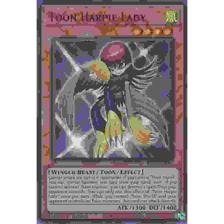 Thẻ Bài Yugioh Toon Harpie Lady - BLCR-EN066 - Ultra Rare 1st Edition
