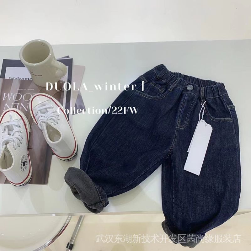 Áo Liền Quần Dài Tay Bằng Lông Cừu Phong Cách Mới Mùa Thu Đông Dành Cho Bé Trai