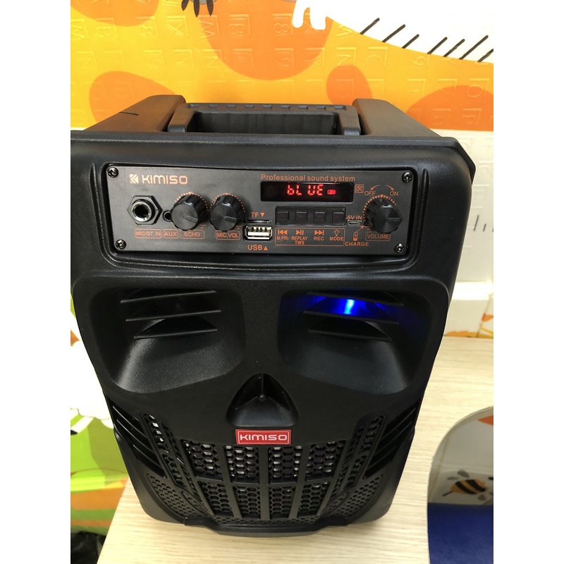 Loa Bluetooth Mini Không Dây Kimiso 7801 Bass Căng Hát Karaoke Tặng kèm 2 Mic Có Dây | BigBuy360 - bigbuy360.vn