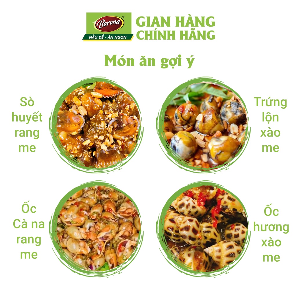 Gia Vị Xào/ Rang Me Barona 80g ướp ngon chuẩn vị không cần nêm nếm