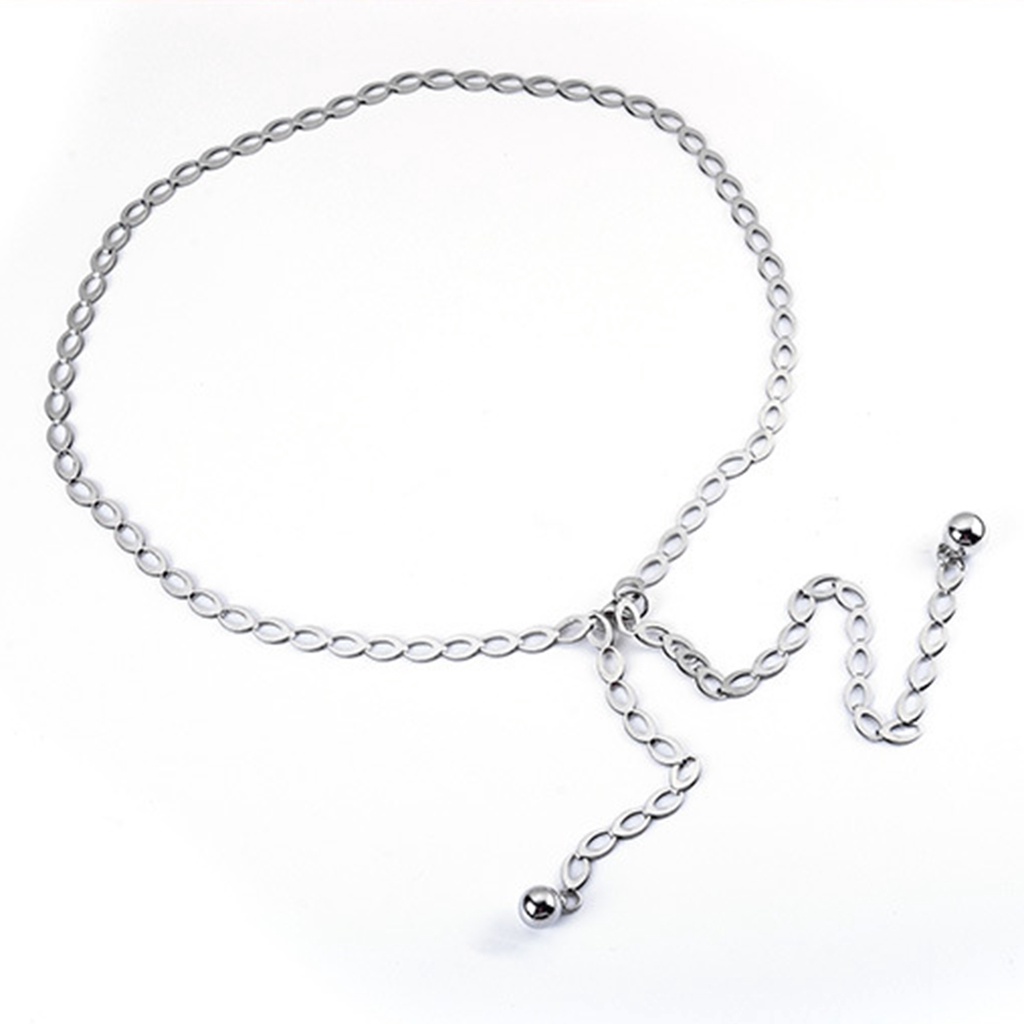 Thắt Lưng Dây Xích Bằng Kim Loại Thời Trang Dành Cho Nữ