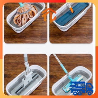 Chậu gấp gọn silicon cỡ lớn giặt quần áo thau rửa giặt đồ có lỗ thoát nước tiết kiệm không gian nhà tắm tiện lợi