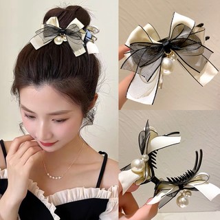 Kẹp Tóc Nơ Đính Đá Thời Trang Cho Nữ