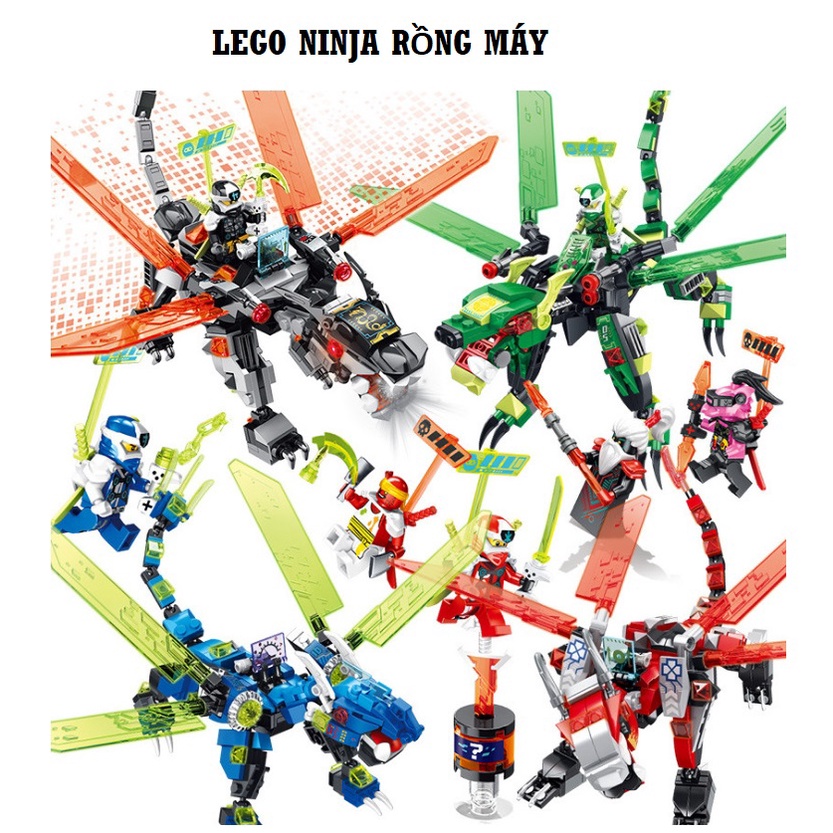 Đồ Chơi Mô Hình Lắp Ráp Ni...nja Cưỡi Rồng,Đồ Chơi Xếp Hình