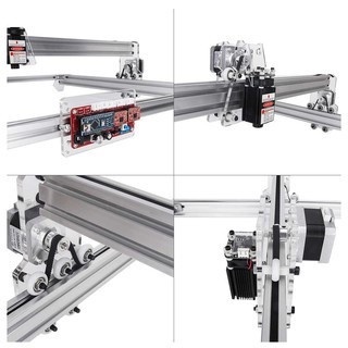 Máy Khắc Laser Mini - Phiên Bản Khắc Được Dưa Hấu, Trái Cây Trang Trí Tết - Công suất  5.5W