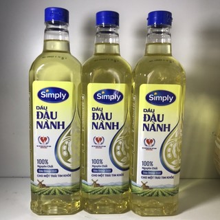 Dầu đậu nành simply chai 1lit