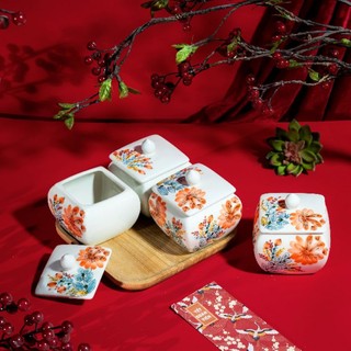 Hũ mứt vẽ tay Bát Tràng