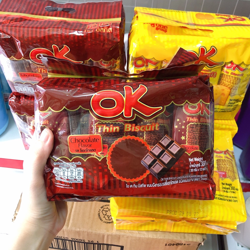 Bánh quy OK Đồng Tiền Thái Lan 360g