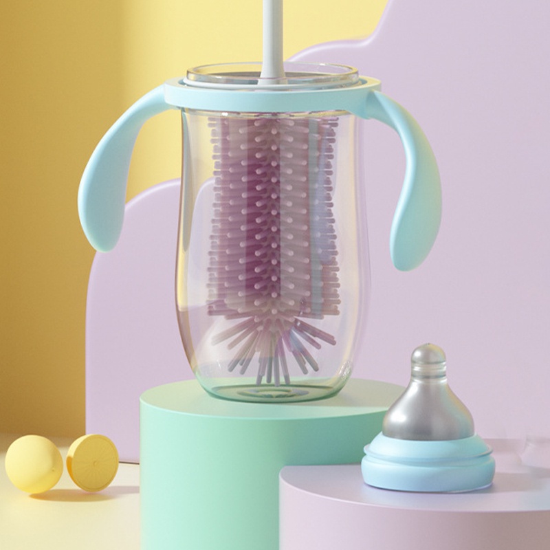 Cọ Vệ Sinh Bình Sữa Em Bé Bằng Điện Đa Năng Bằng Silicone