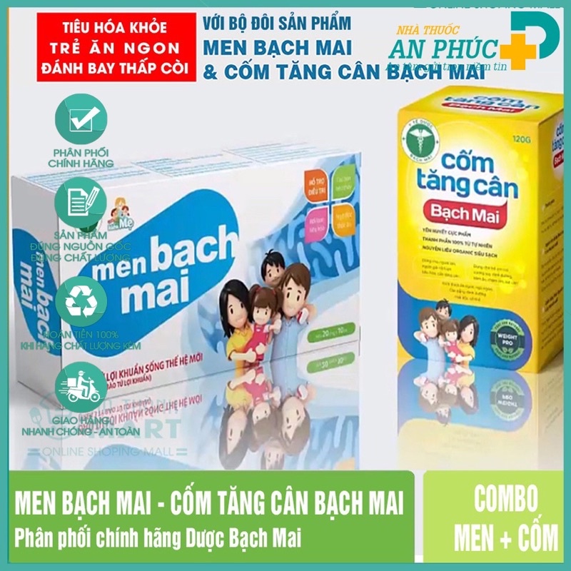 Bộ đôi men-cốm bạch mai.