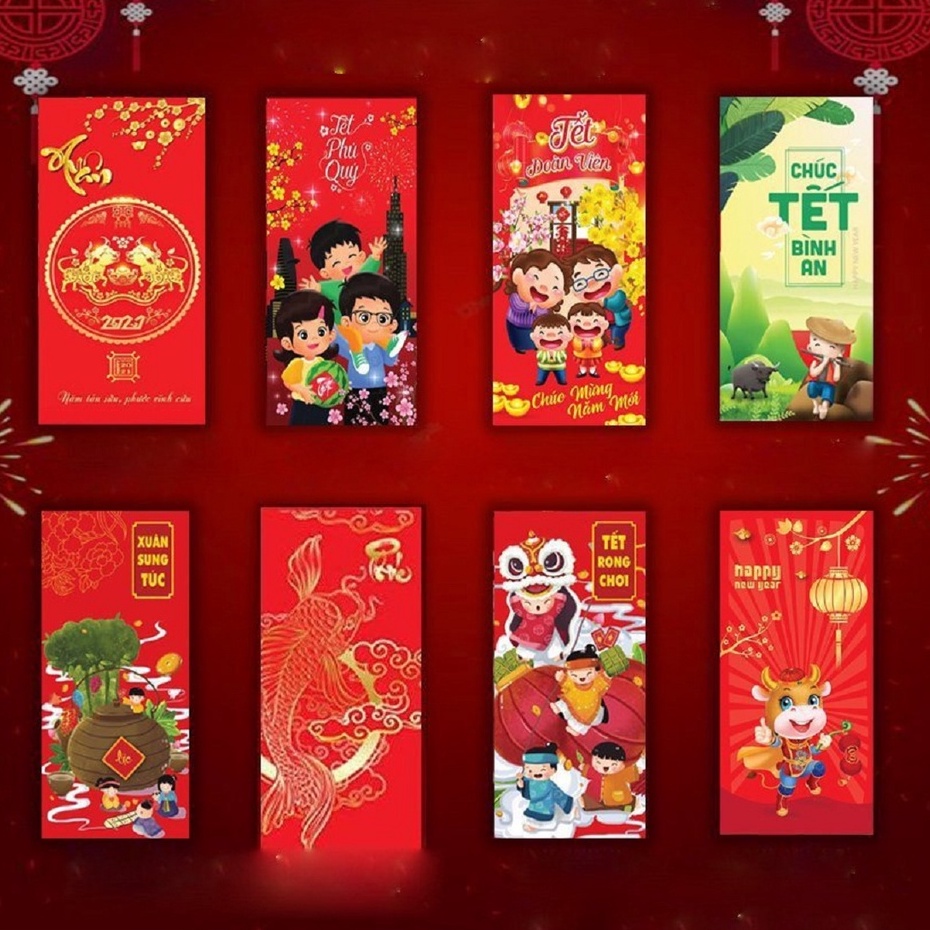 Combo 3 Bao Lì Xì Tết Siêu Đẹp