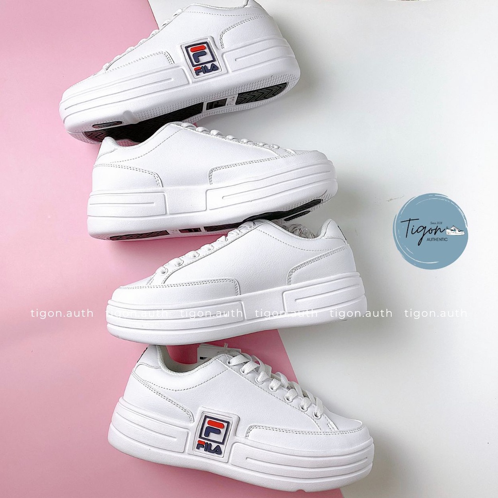Giày thể thao nữ chính hãng , giày sneaker nữ trắng Fila Funky Tennis 1998 1TM00622D  Tigon.auth