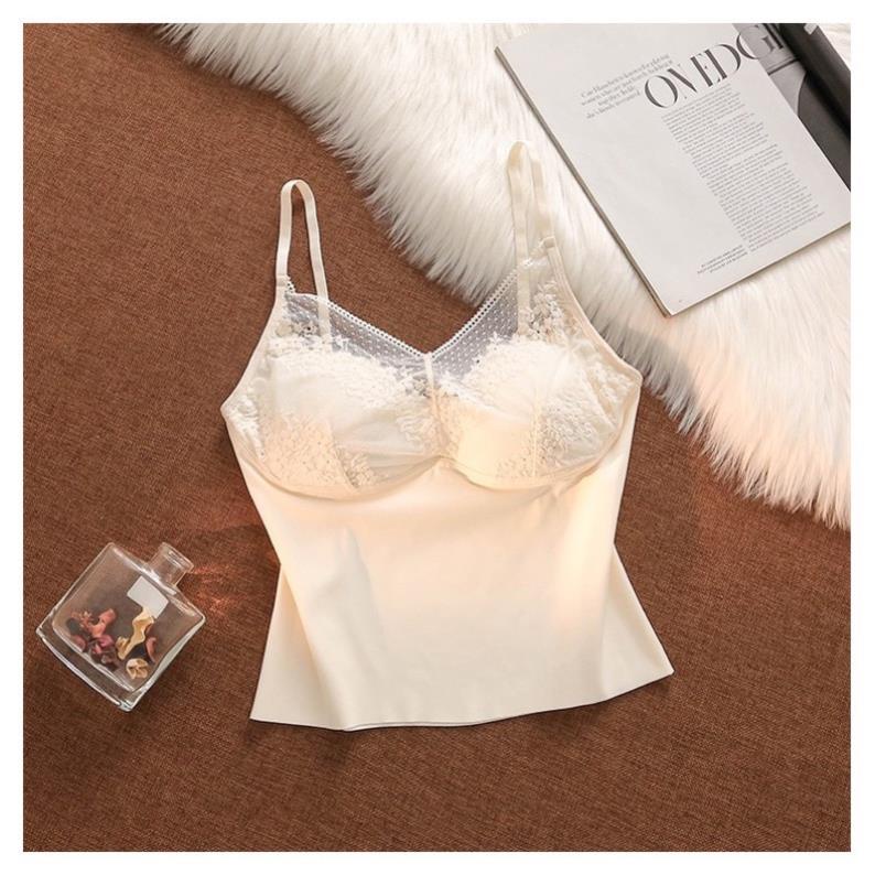 Áo 2 Dây Softie Bra Đúc Su Ren Lưới Dáng Coroptop Cúp Tròn 1901