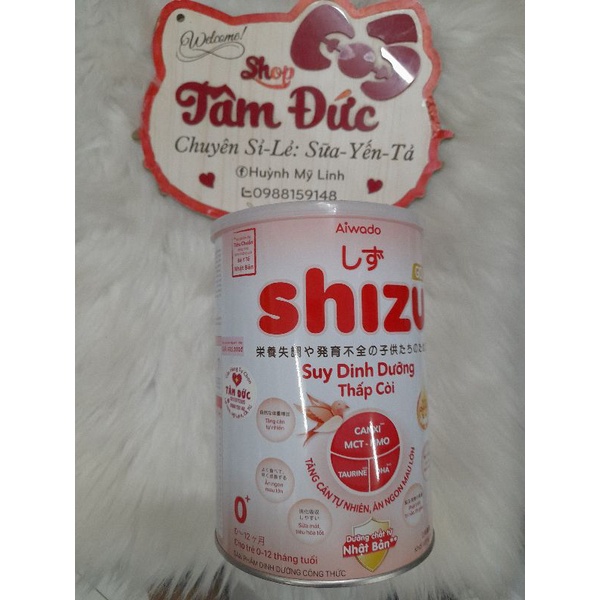 Lon 810g Shizu gold 0+ Suy dinh dưỡng thấp còi Aiwado