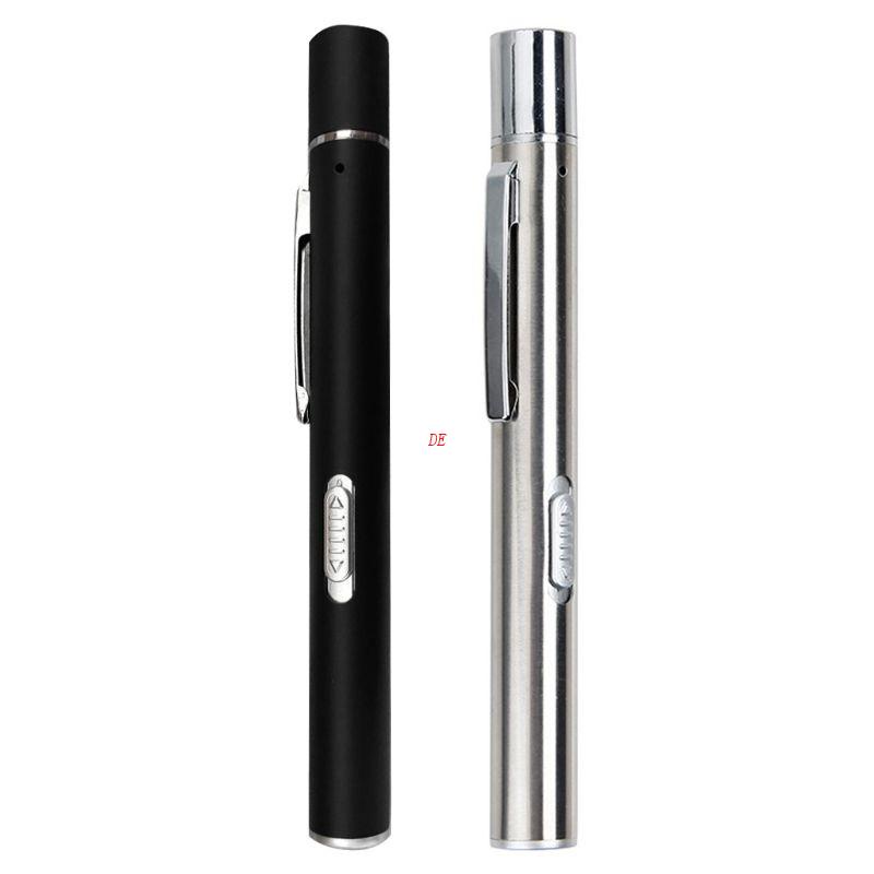 Đèn Pin LED Mini Ánh Sáng Trắng / Vàng 2 Trong 1 Có Thể Sạc Lại Bằng Cổng USB Dùng Cho Bác Sĩ / Nha Khoa