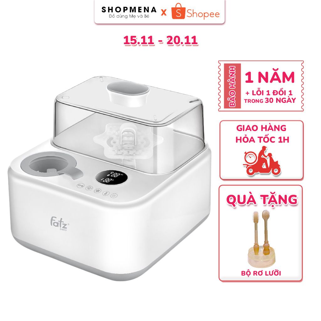 Máy Tiệt Trùng Sấy Khô Captain 1 FATZBABY - FB4320SJ Tích Hợp Máy Hâm Sữa Chất Liệu Nhựa, Thép Không Gỉ An Toàn Cho Bé