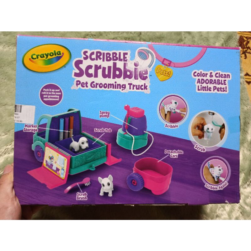 Bộ Crayola scribble scrubbie pet grooming truck