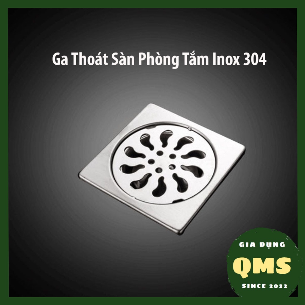 Thoát sàn phòng tắm inox 304 đa dạng kích thước - dễ dàng vệ sinh ngăn chặn mùi hôi , côn trùng- PK090/91/92