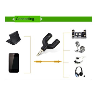 [Hãng] Jack chia Audio 3.5mm ra mic và loa