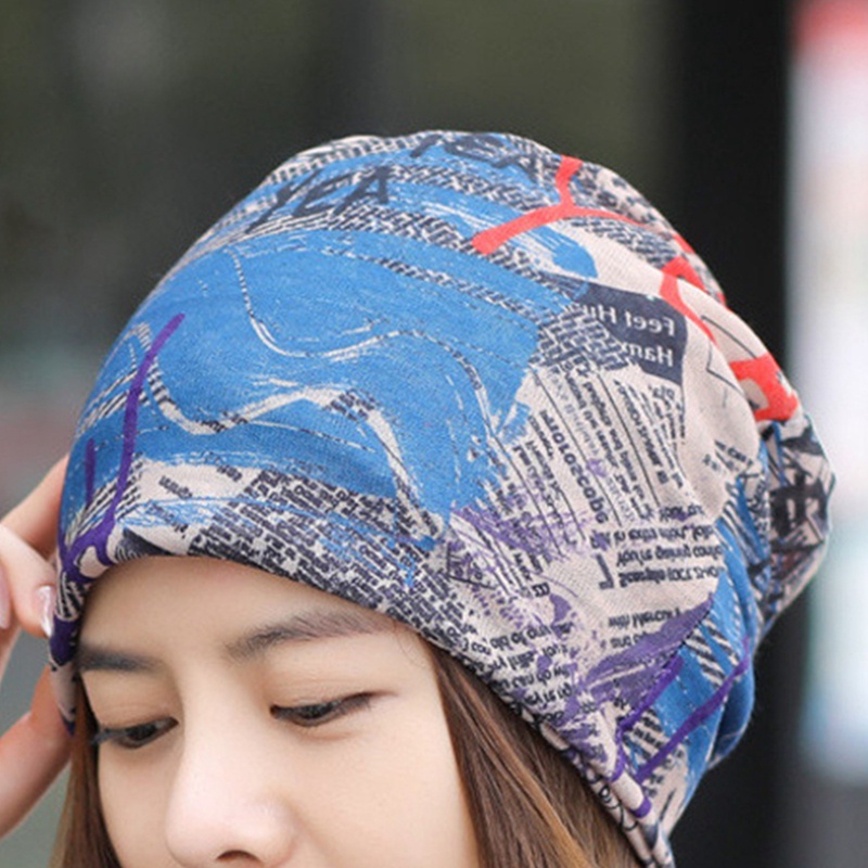 1 Khăn Turban Trùm Đầu Co Giãn Nhiều Màu Sắc Cho Nữ