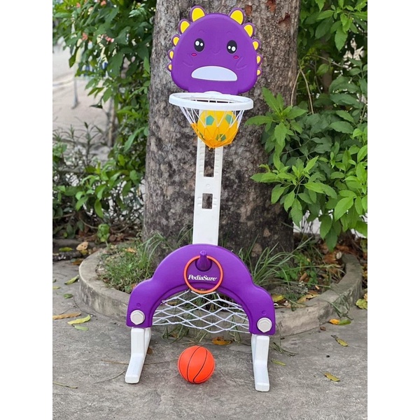 Bộ bóng rổ pediasure, grow - Vừa là khung thành, có bóng