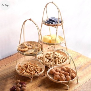 Kệ mây tre đan trang trí đa năng, mẹc tre