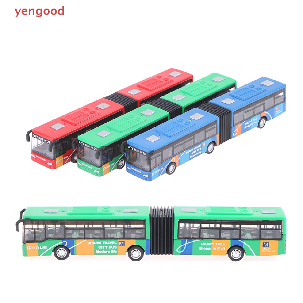Mô Hình Xe Buýt Bằng Kim Loại 1: 64 18cm Độc Đáo Sống Động