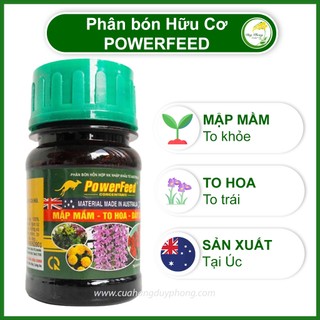 Phân cá hữu cơ powerfeed - kích hoa chiết xuất từ cá hồi - chai 100ml