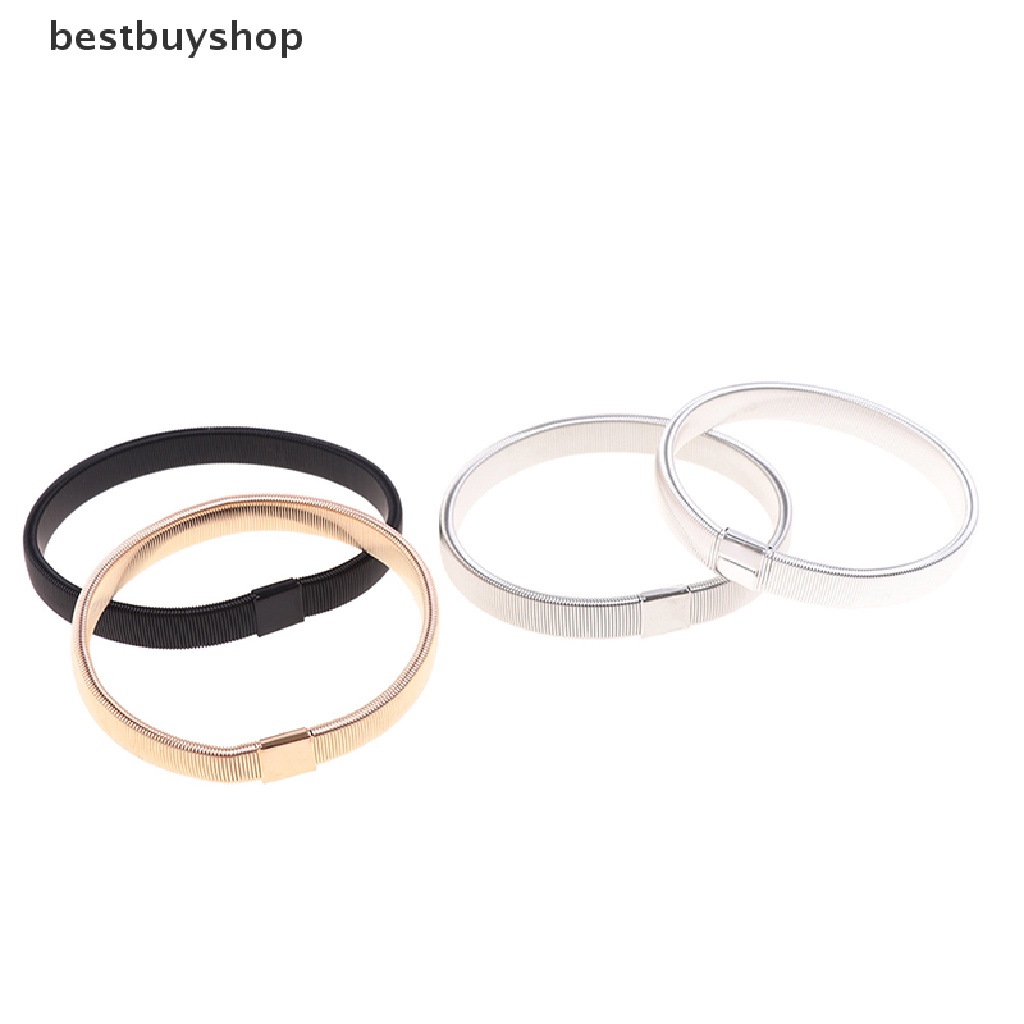 Bestbuyshop Băng Đeo Cổ Tay Bằng Kim Loại Co Giãn Giữ Áo Sơ Mi Cho Nam YHN