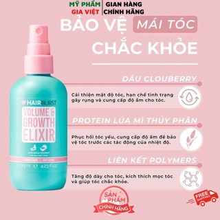 Xịt Dưỡng Tóc Hairburst Volume and Growth Elixir 125ml