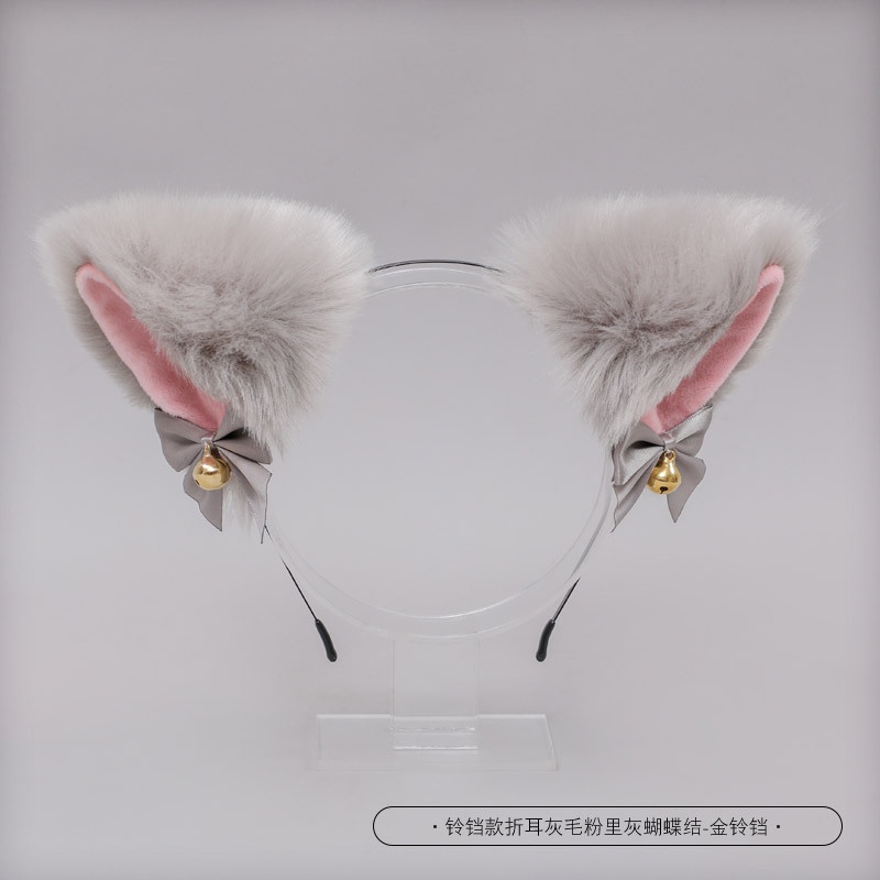 Băng Đô Tai Mèo Bông Dễ Thương Phong Cách Lolita Nhật Bản