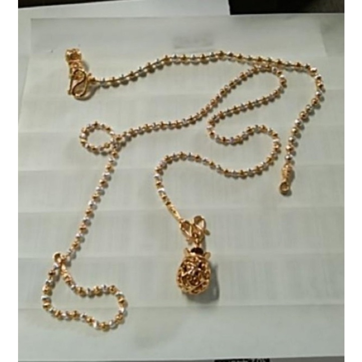 Dây Chuyền Bi Tròn Dây Chuyền Túi Tiền Nam Nữ Thái Lan