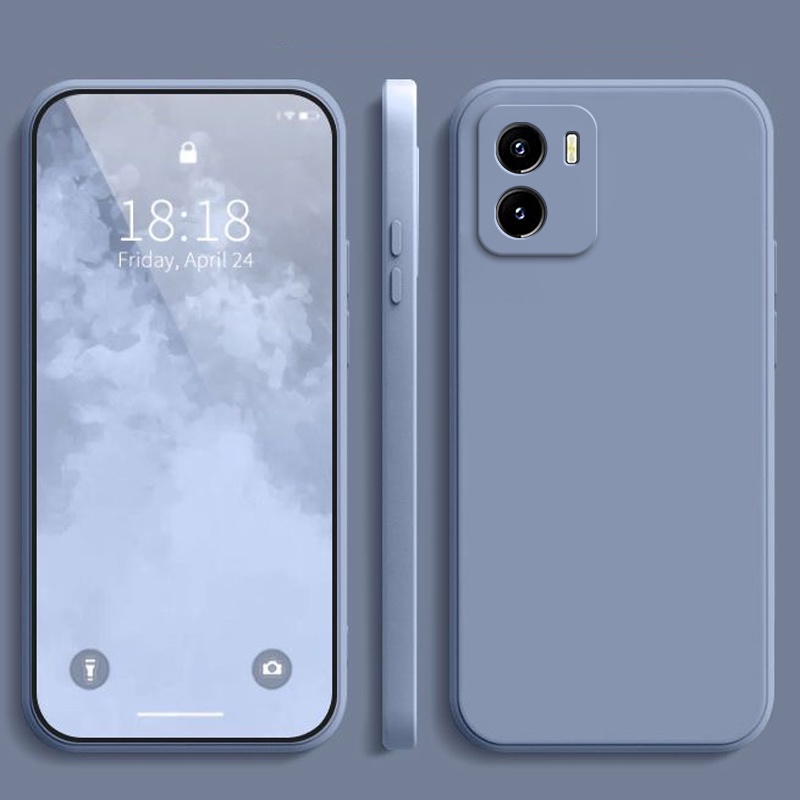 Ốp lưng vivo y15s y01 Ốp Điện Thoại Màu Trơn Cho Vivo Y15a Y01 Y21 Y21S Y33S T1X Y17 U10 Y15 Y12 Y19 Y51 Y53S Y50 Y76 5G YT
