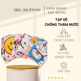 Tạp dề nấu ăn chống thấm nước họa tiết hoạt hình - Tạp dề hoạt hình ngăn dầu mỡ tiện lợi